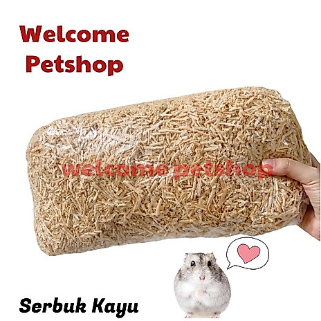 Serbuk Kayu Hamster / Serbuk Kayu Kandang Hamster / Kebutuhan Hamster