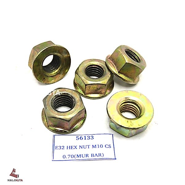 E32 HEXAGON NUT MUR M10 CS 0.70 MUR BAR CHAINSAW 070 SENSO MESIN POTONG KAYU