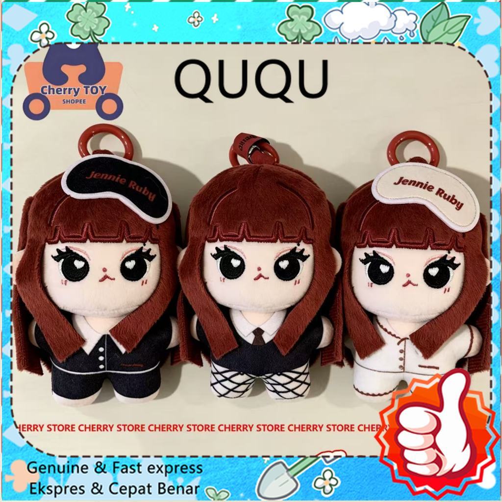 10cm BLACKPINK Ruby Jennie Plush Stuffed Doll Kawaii Jennie Plush Pandents Keychain Doll Toys Collec