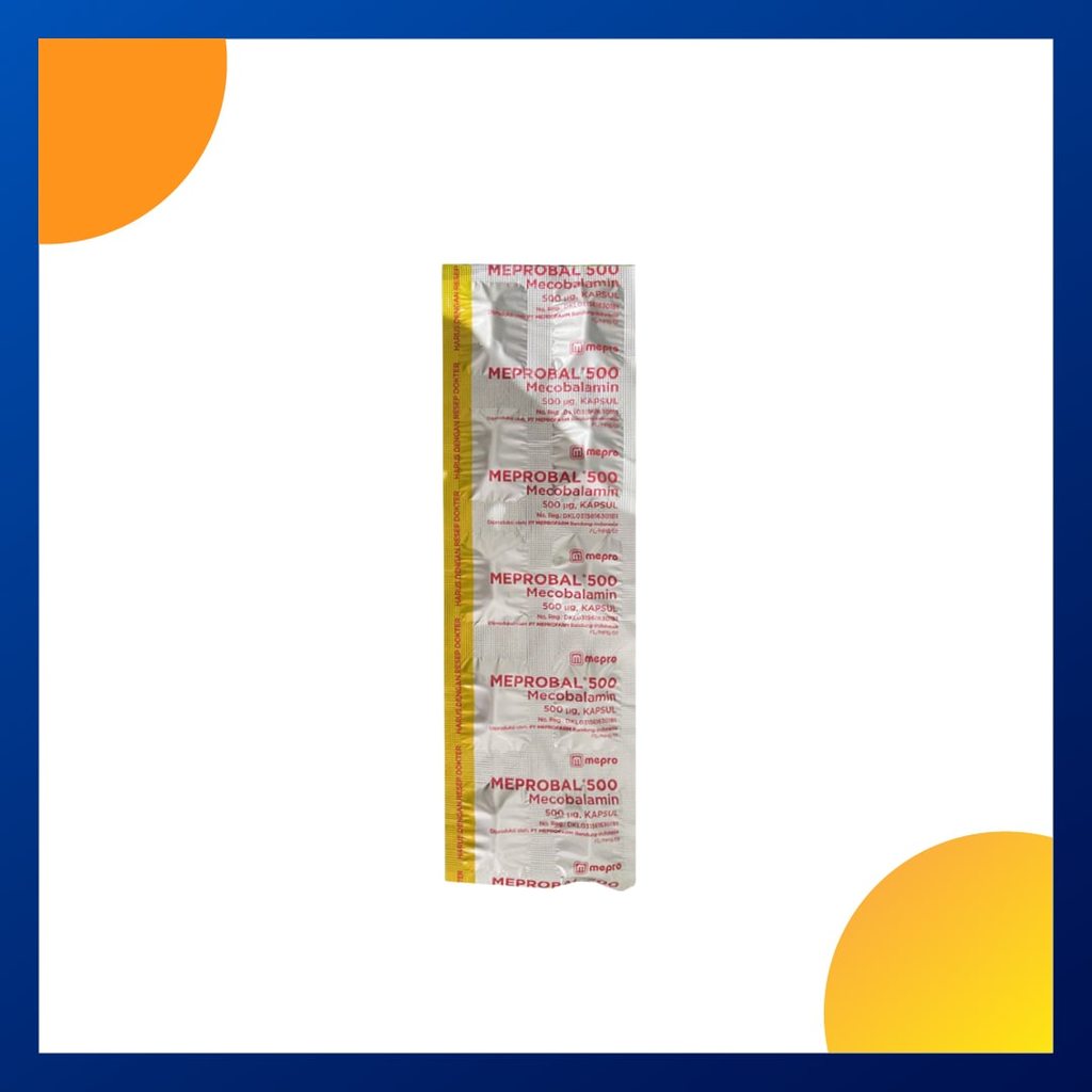 MEPROBAL 500 MCG 1 STRIP @ 10 KAPSUL