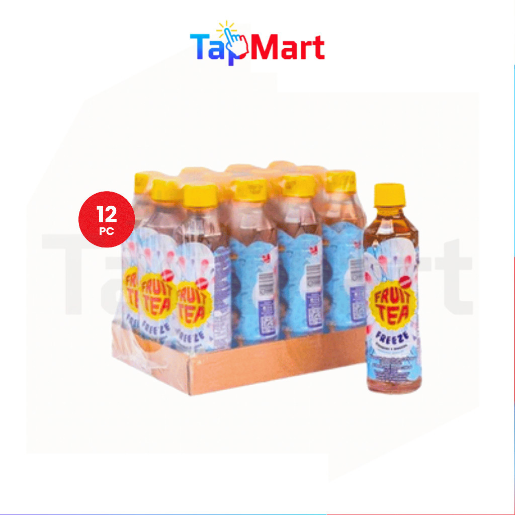 TapMart - Sosro Fruit Tea Freeze Bottle 350 ml x 12 pcs DUS Teh Stroberi Anggur