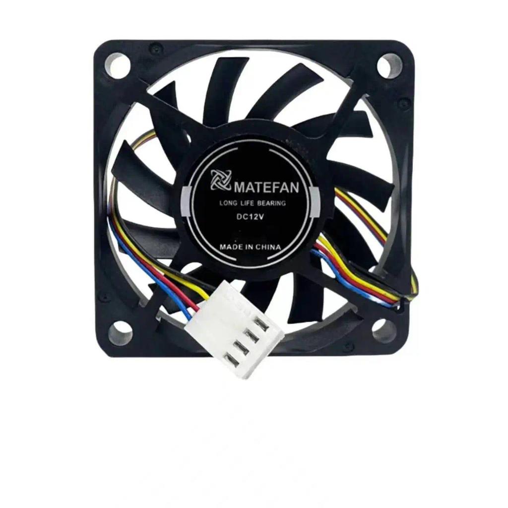 Ultra Slim 6010 12V 0.25A PWM Cooling Fan - 60x60x10mm, 5500RPM, 4-Wire Motherboard Connector, High 
