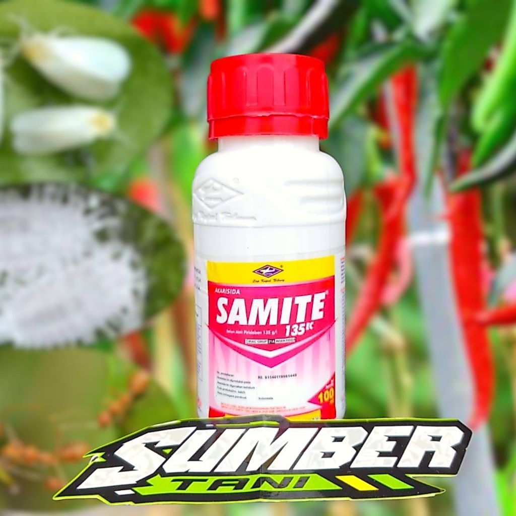 Akarisida SAMITE 135ec 100ml 250ml Insektisida Pestisida Obat Hama Tungau Cabe Jeruk