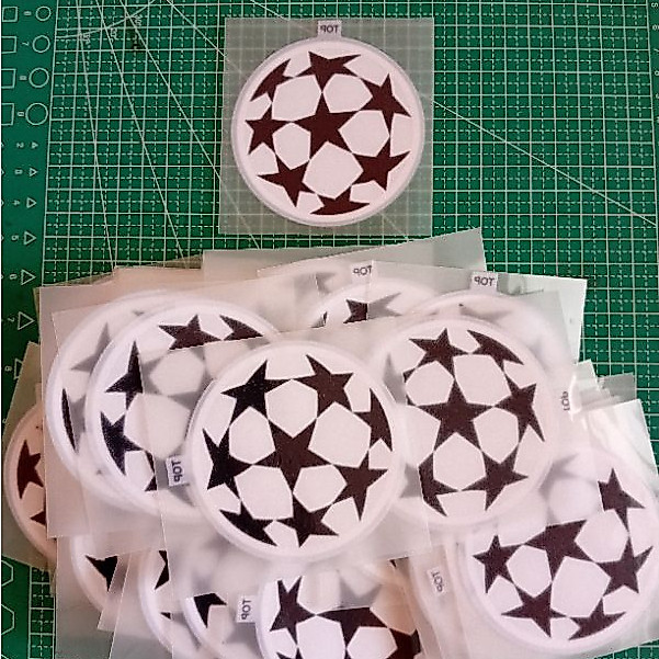 PATCH VELVET BLUDRU STARBALL UCL 1997 1998 1999 2000 2001 2002 2003