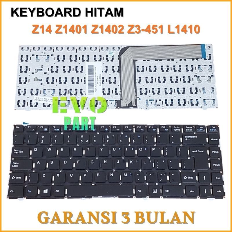 Keyboard Laptop Acer Aspire Z3 Z3-451 Aspire One Z1401 Z1402 Series