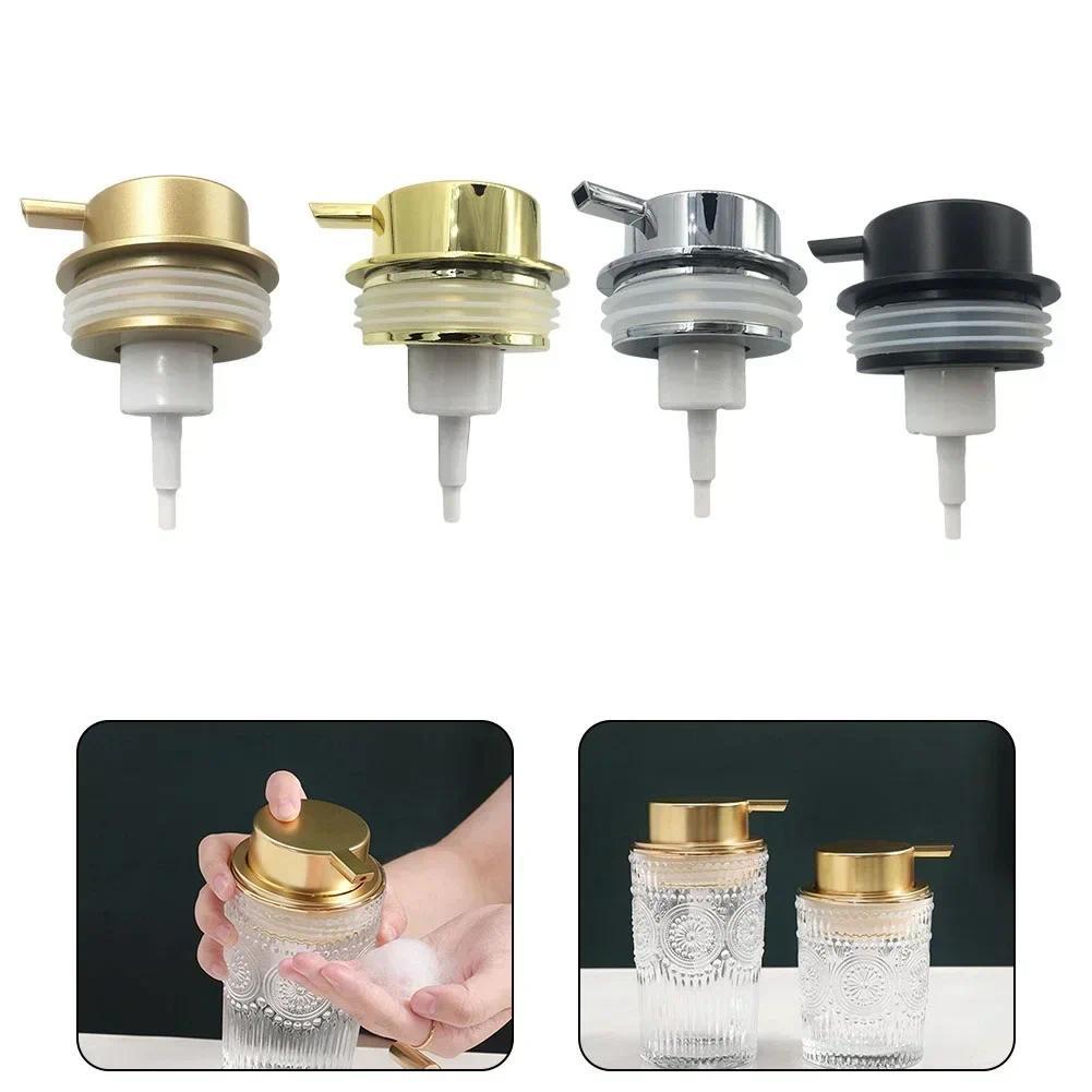 Foam Pump Head Liquid Lotion spenser Head Replacement Soap Shower Pump Head Push Type Lotion Pump He