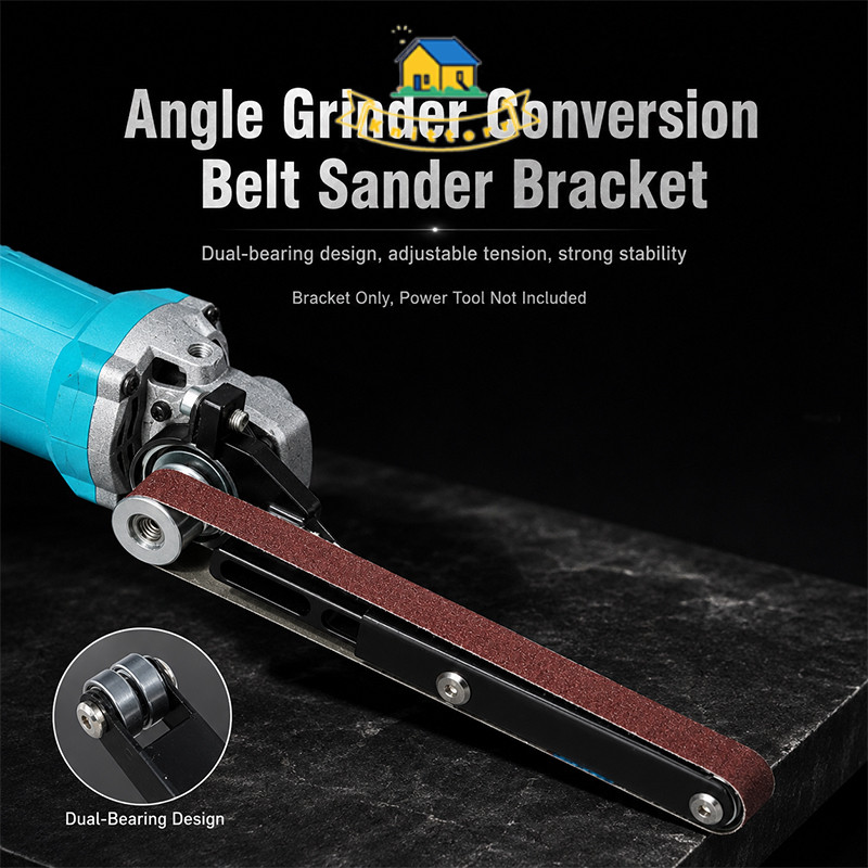 Adapter Belt Sander Mini DIY Mesin Giling Pemoles Sabuk Ampelas Penggiling Sudut /untuk angle grinde