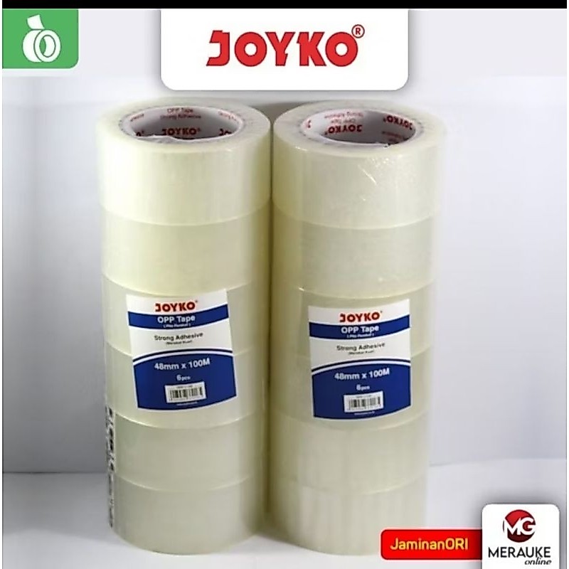 LAKBAN BENING 48mm X 100 meter JOYKO & KENKO (HARGA 6 ROL )