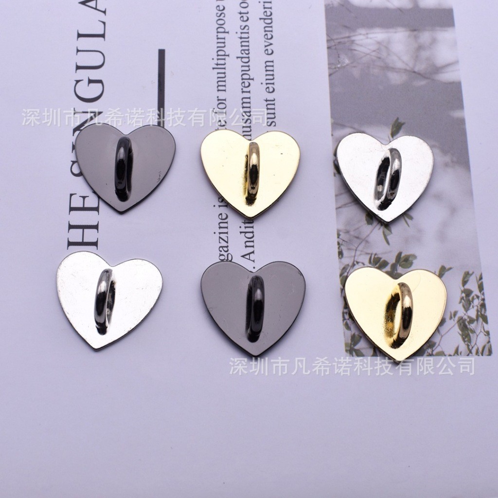Aksesoris casing ponsel HP love  perekat kait gantungan aksesoris bentuk Hati Hook Love