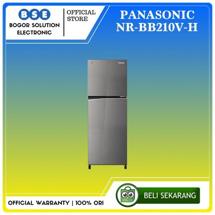 Kulkas 2 Pintu Panasonic Inverter NRBB210VH 210 liter NR BB210V H 210L