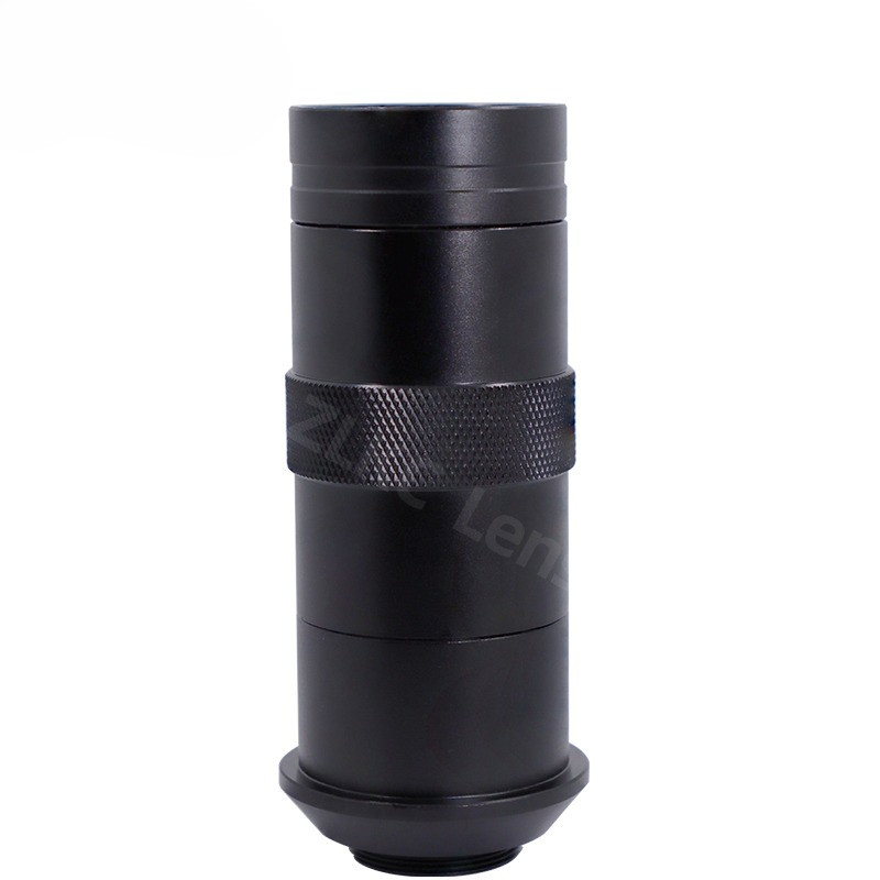 ZLKC 7X-70X 1/2 Inch C Mount Microscope Industry Lens Compatible with VGA AV TV Video Output Camera 