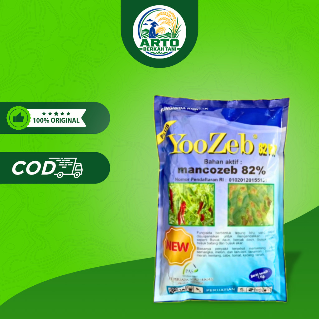 Yoozeb 82 WP Fungisida Yoozeb Biru Mancozeb 82%