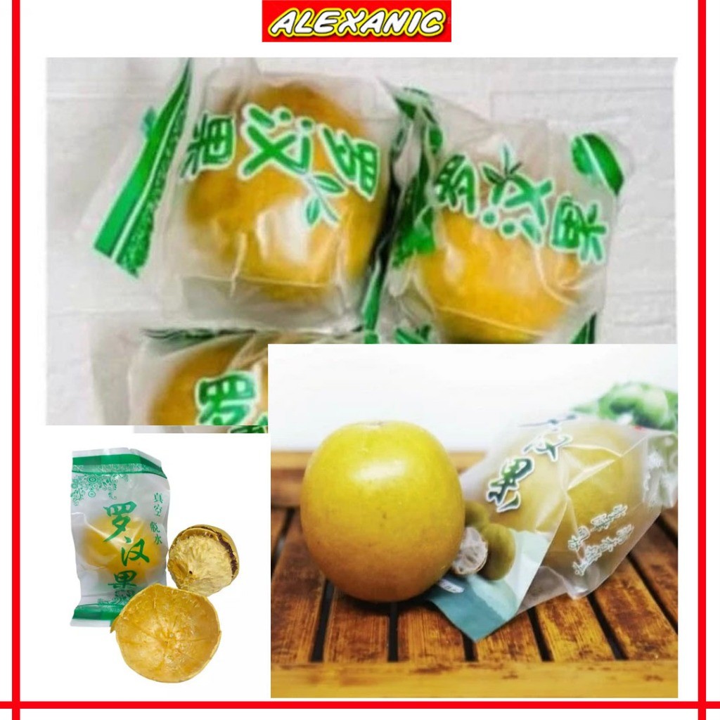 ASLI PROMOO Golden LoHanKuo | Premium Gold Luo Han Kuo | Buah Lo Han Guo Premium Besar Gold WN~