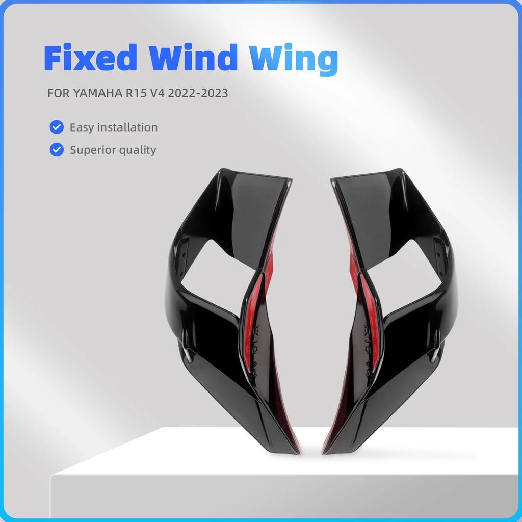 for YAMAHA YZF R15 YZF-R15 V4 2022 2023 Motorcycle Fairing Parts Fixed Wing Wind Aerodynamic Winglet