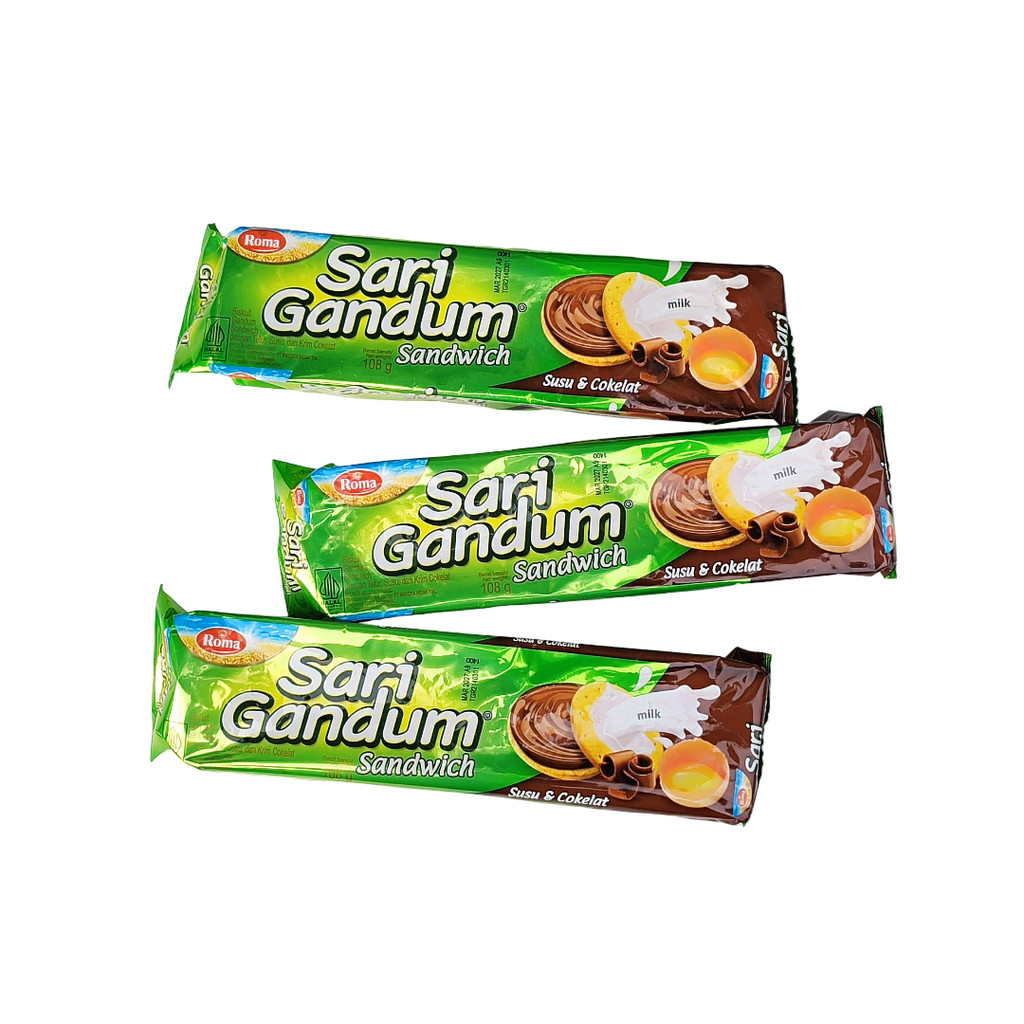 Roma Sari Gandum 108g / Roma Sari Gandum Coklat Sandwich