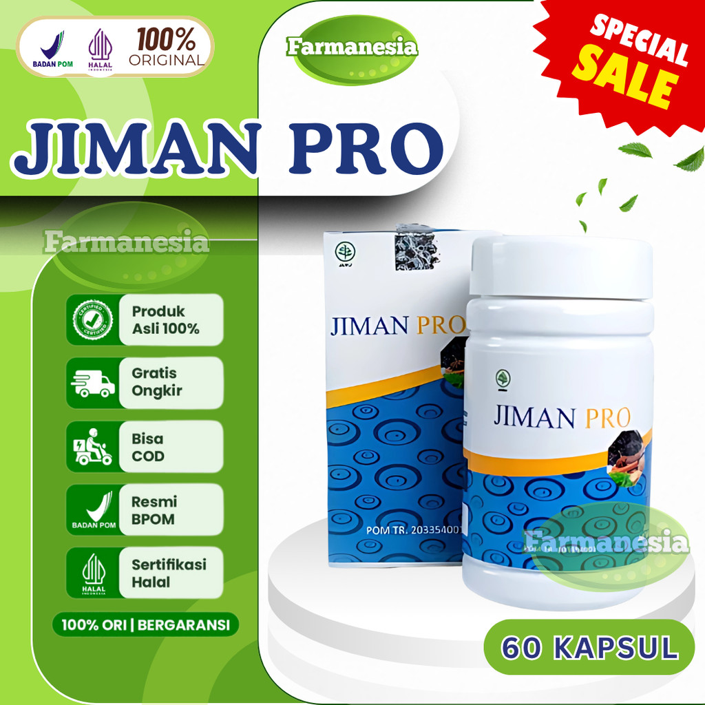 JIMAN PRO Kapsul Herbal Asli Obat Herbal Mengatasi Berbagai Macam Penyakit
