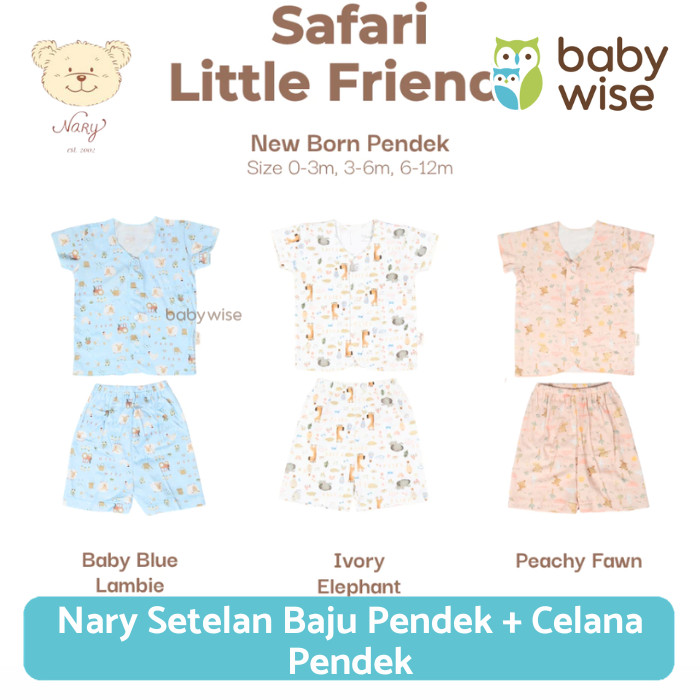Nary Setelan Baju Pendek + Celana Pendek - Setelan Anak
