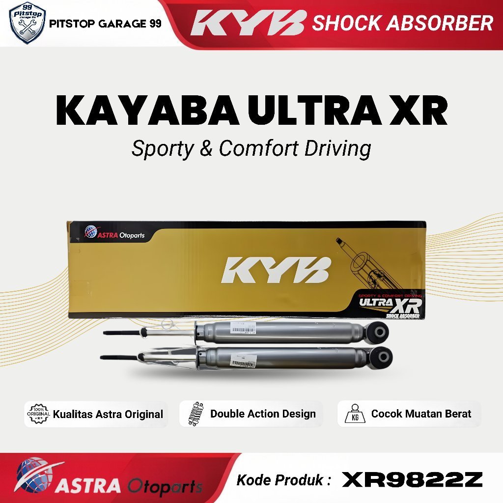 Kayaba / KYB Ultra XR Shockbreaker Mobil Mitsubishi Xpander - Belakang XR9822Z