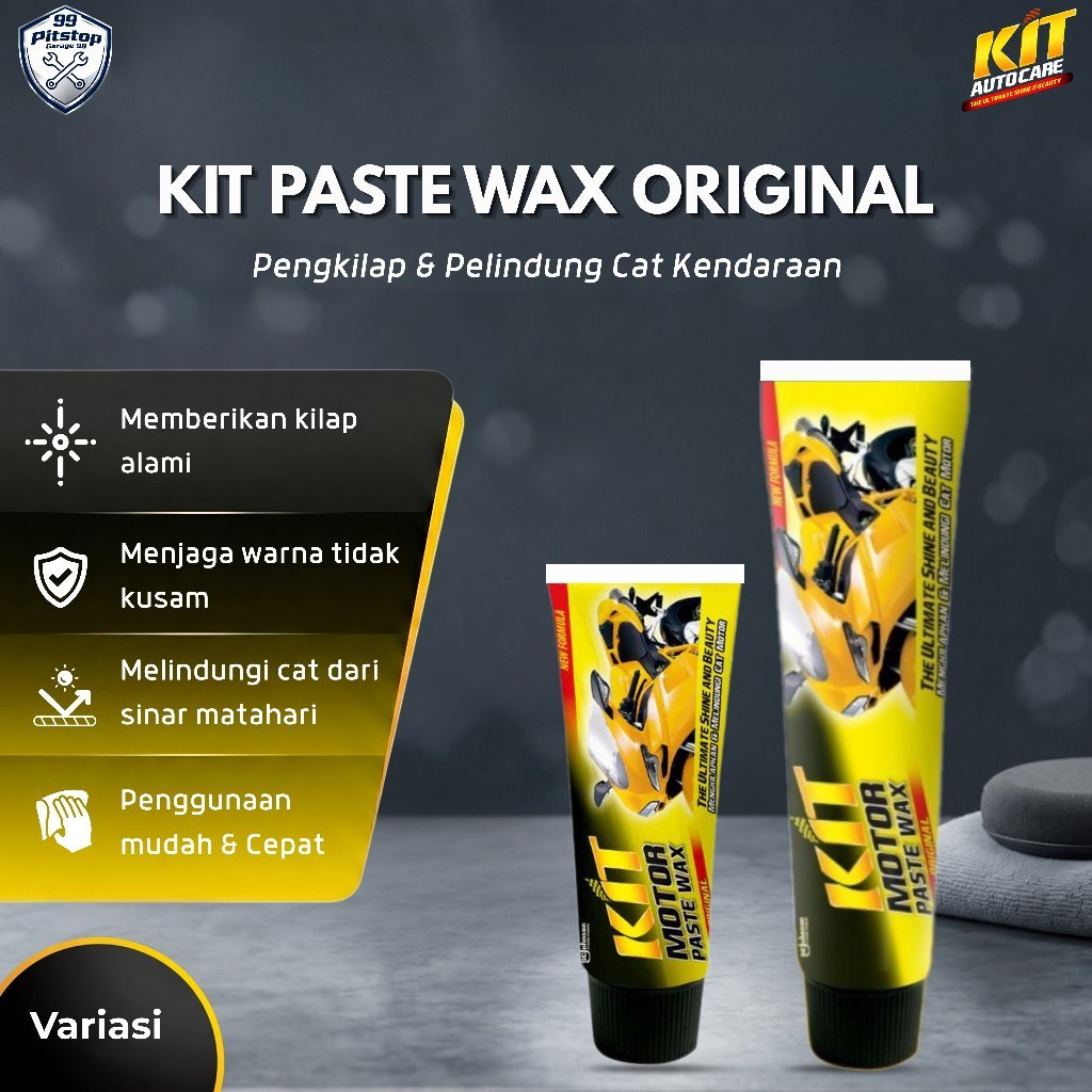 KIT Paste Wax Perawatan Kendaraan Poles - Wax & Poles Body Mobil Motor