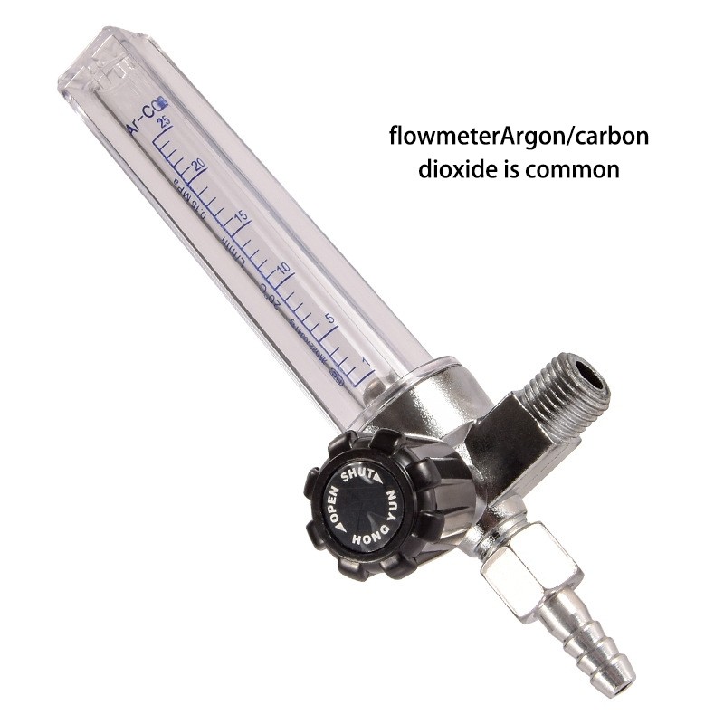 Flowmeter Argon Karbon Dioksida Flow Meter Argon CO2 Untuk Regulator Argon / CO2