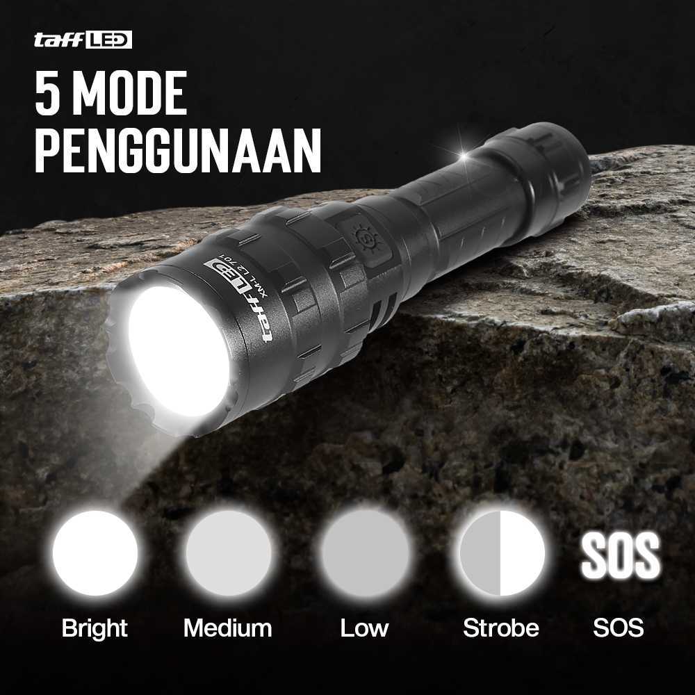 Senter LED Torch Hunting Cree XM-L L2 6500 Lumens - 701