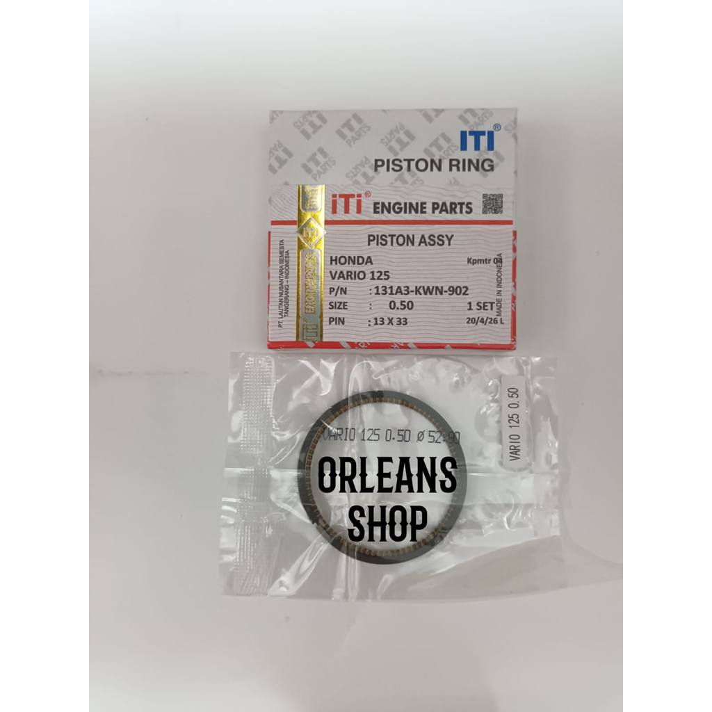 RING PISTON VARIO 125 FI INJEKSI VARIO 125 LED KWN ITI RING SEHER