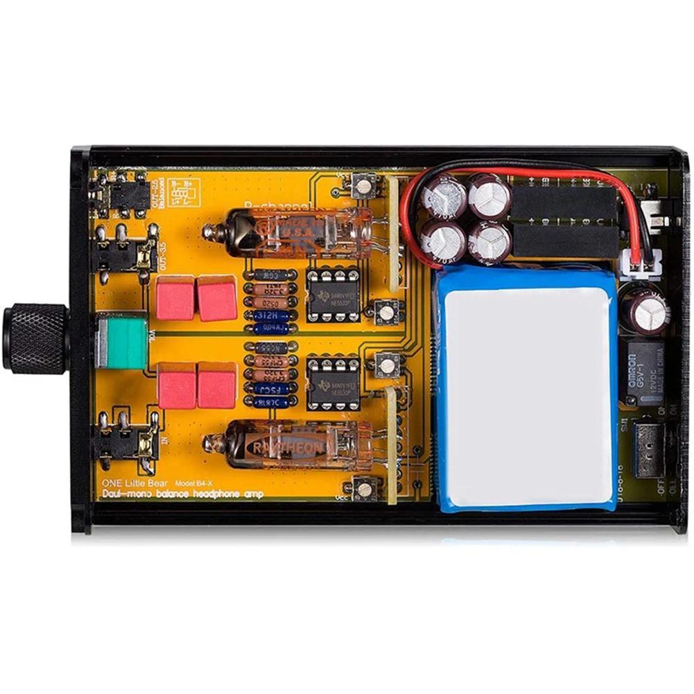 HotPortable Headphone Amplifier Headphone Amplifier DualMono Vacuum Tube Headphone Amplifier Auo Hea
