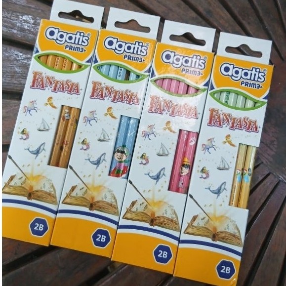 PENSIL 2B FANTASIA AGATIS PRIME WOOD HEXAGONAL PACK