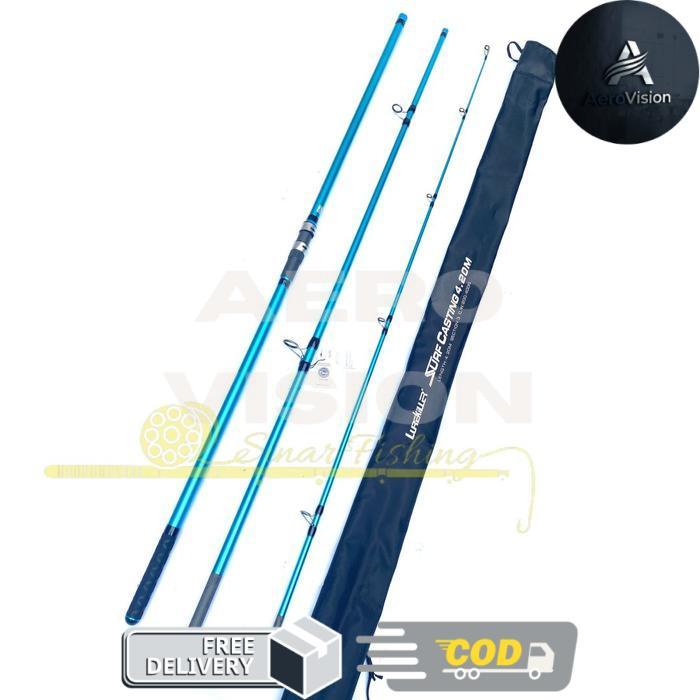 Joran Rockfishing Lurekiller Surf Casting 4.20 CW 200-400gr Fuji - Biru
