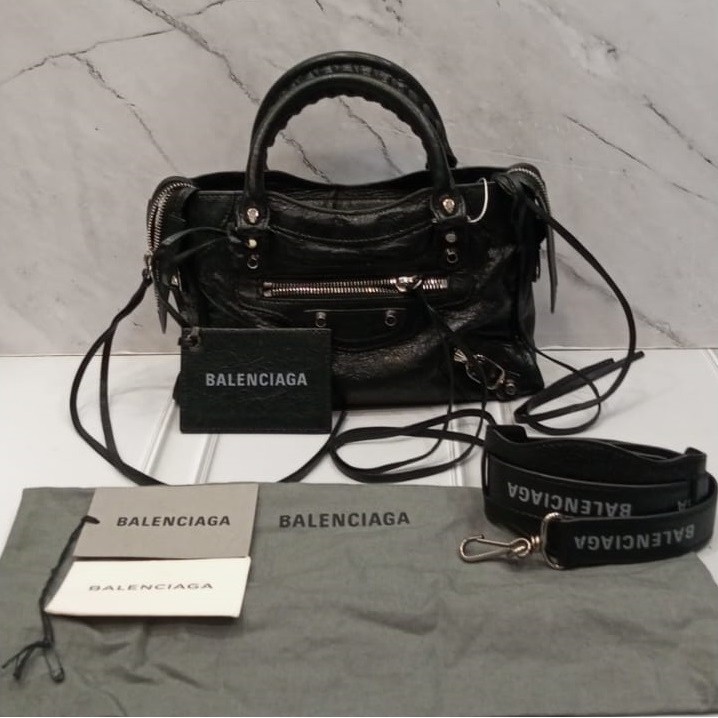Bal3n Classic Mini City logo strap Arena SHW (Preloved Good Condition 2019 #w)