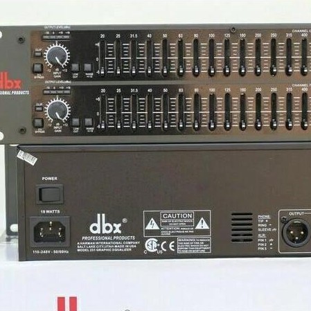 TERLARIS EQUALIZER DBX-231 EQUALIZER DBX 231 EKUALISER DBX-231 EKUALISER DBX231