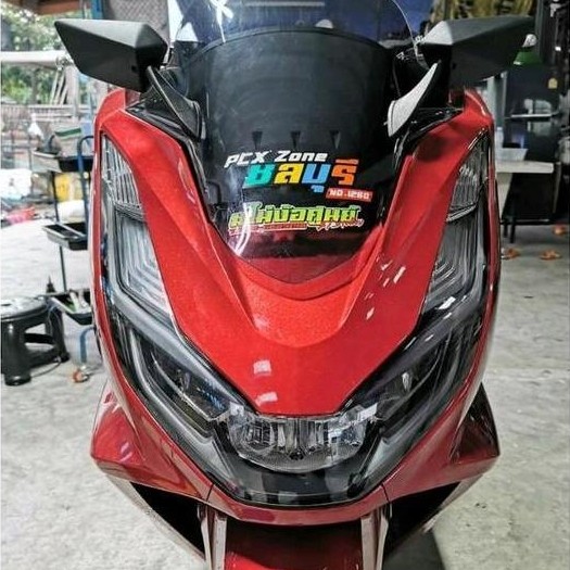 visor pcx 160 plus spion windshield pcx 160 2024 KEBAWAH Aksesoris Motorcycle
