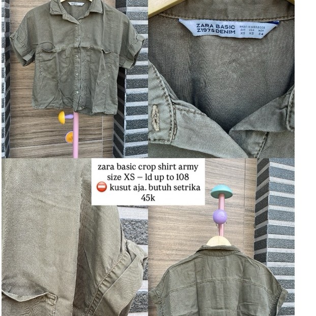 zara basic army