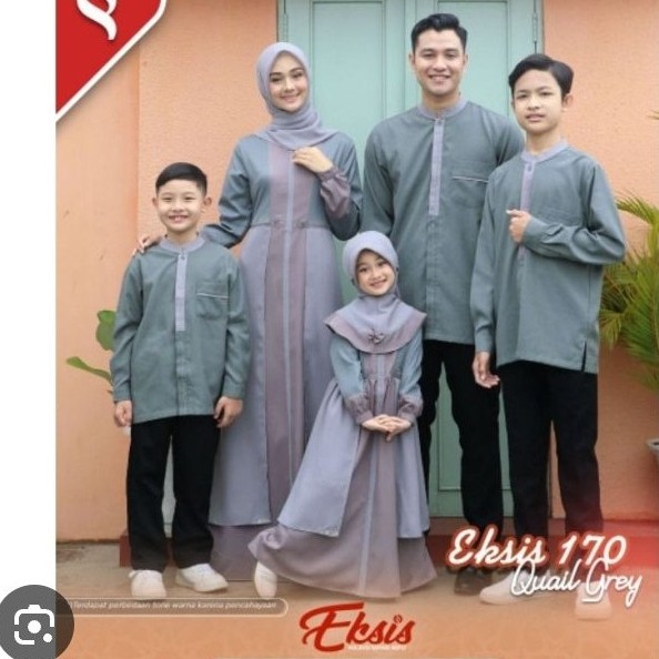 (COD) READY TERMURAH SARIMBIT/ COUPLE KELUARGA BY SEPLY EKSIS 170 QUAIL GREY KLIKO 97