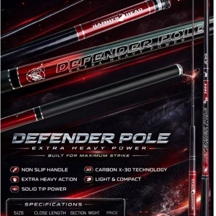 Joran Tegek Hammerhead Defender 240 270