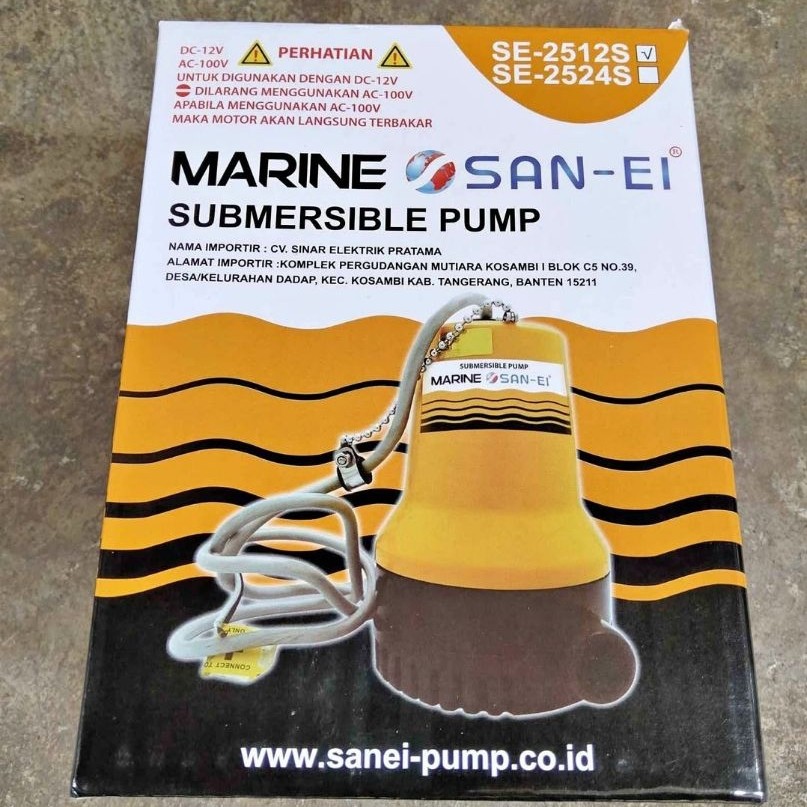 Pompa celup Dc aki 12 volt