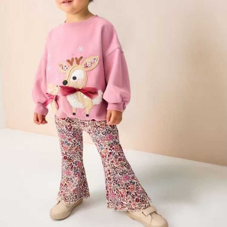 Kiabi - Set Sweater Legging Rusa & Kelinci / Set bayi perempuan