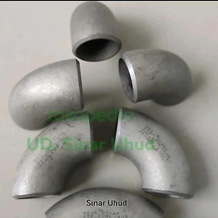 Elbow Stainless 304 2,5 Inch Sch 10 . Knee Las Stainless New