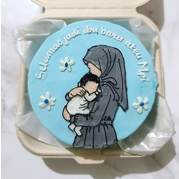 KOREAN BENTO CAKE UKURAN 10CM || BENTO LUNCH BOX BANDUNG BEBAS DESIGN || BENTO CAKE MURAH ENAK BERKU