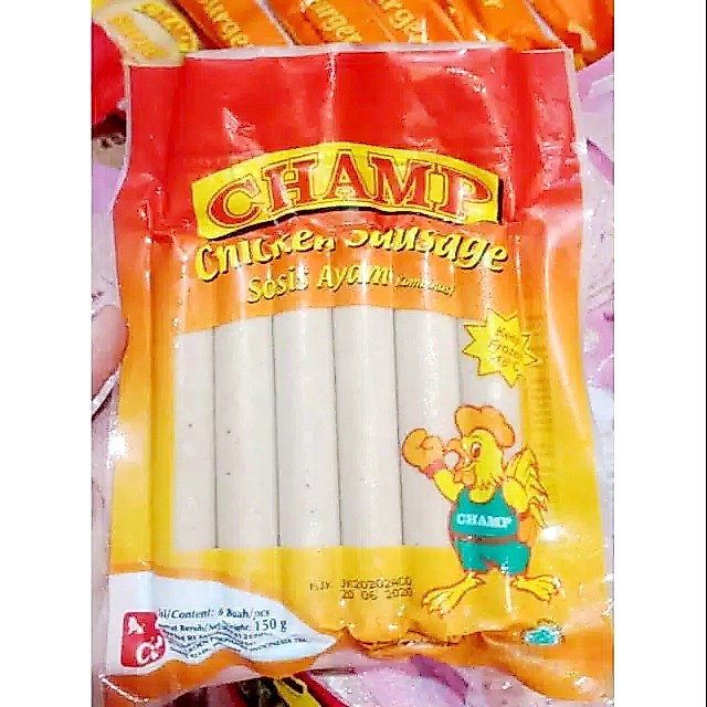 FROZEN FOOD TANGERANG - SOSIS CHAMP ISI 6PCS