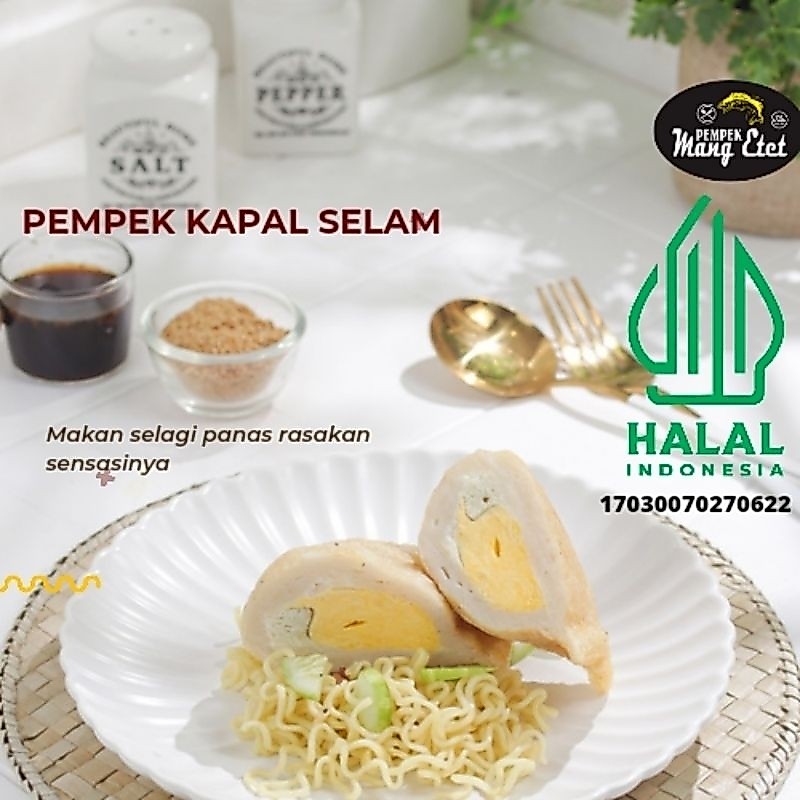 PEMPEK PALEMBANG PEMPEK KAPAL SELAM BESAR + CUKO