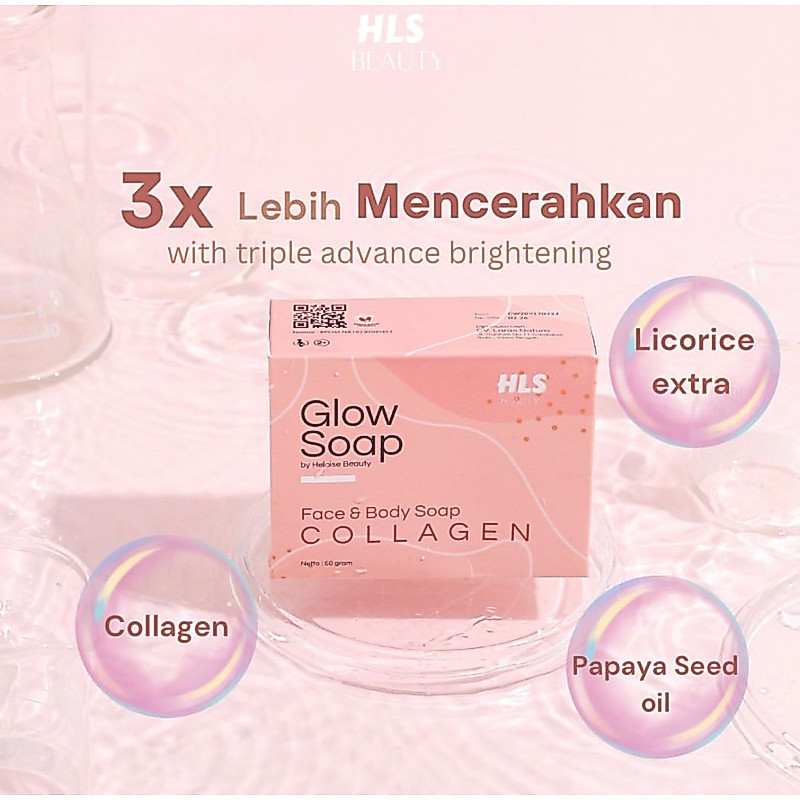 Glow Soap Heloise Beauty (sabun pemutih collagen) BPOM