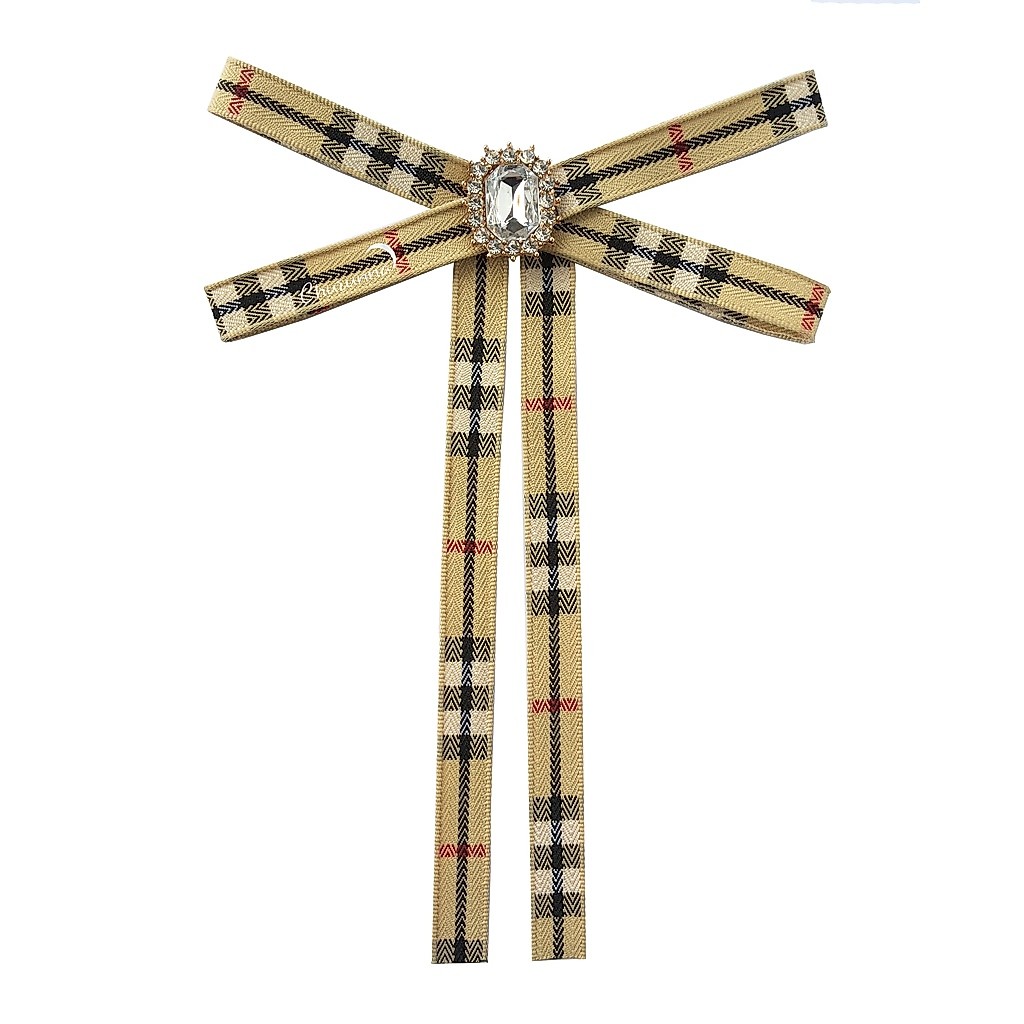 London Ribbon Brooch - Bros Pita Korea / Korean Bow Brooch / Korean Ribbon Brooch