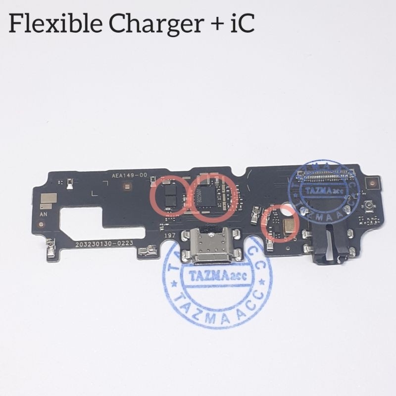 Plus ic + Vivo Z1 Pro Ori Flexible Charger + iC Flexibel Fleksibel Conektor Konektor Cas Charger VIV