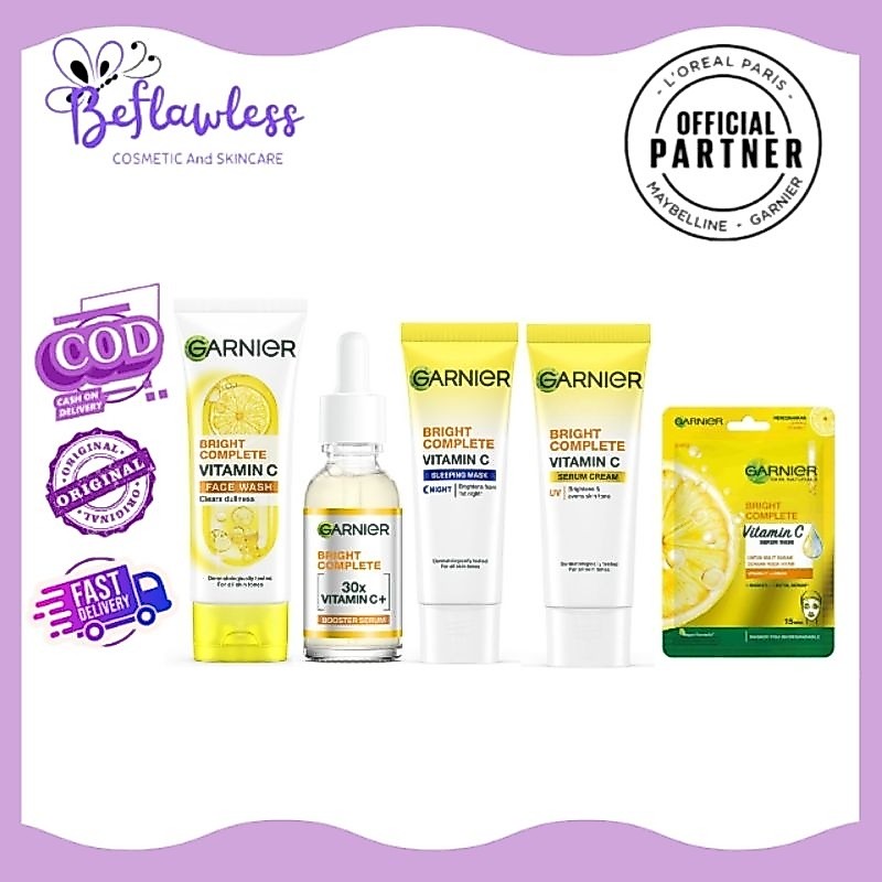 Garnier Paket Lengkap Size Kecil || Paket Garnier Bright