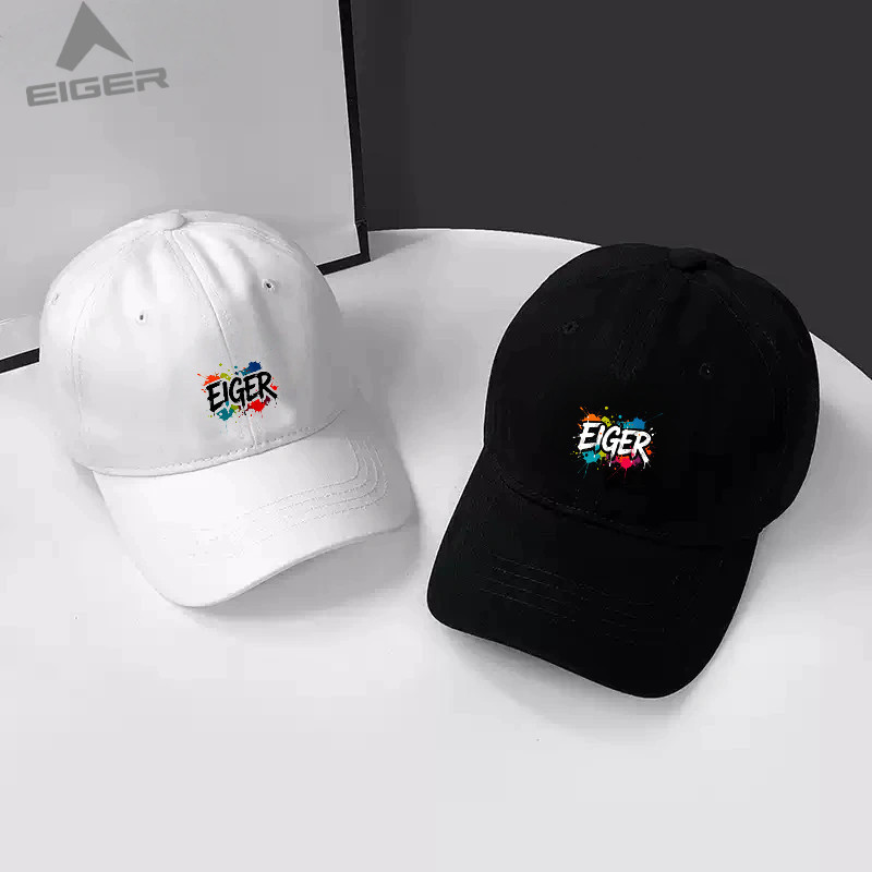 Topi Eiger original Baseball Model Lembut Polos Stylish Cocok Semua Outfit
