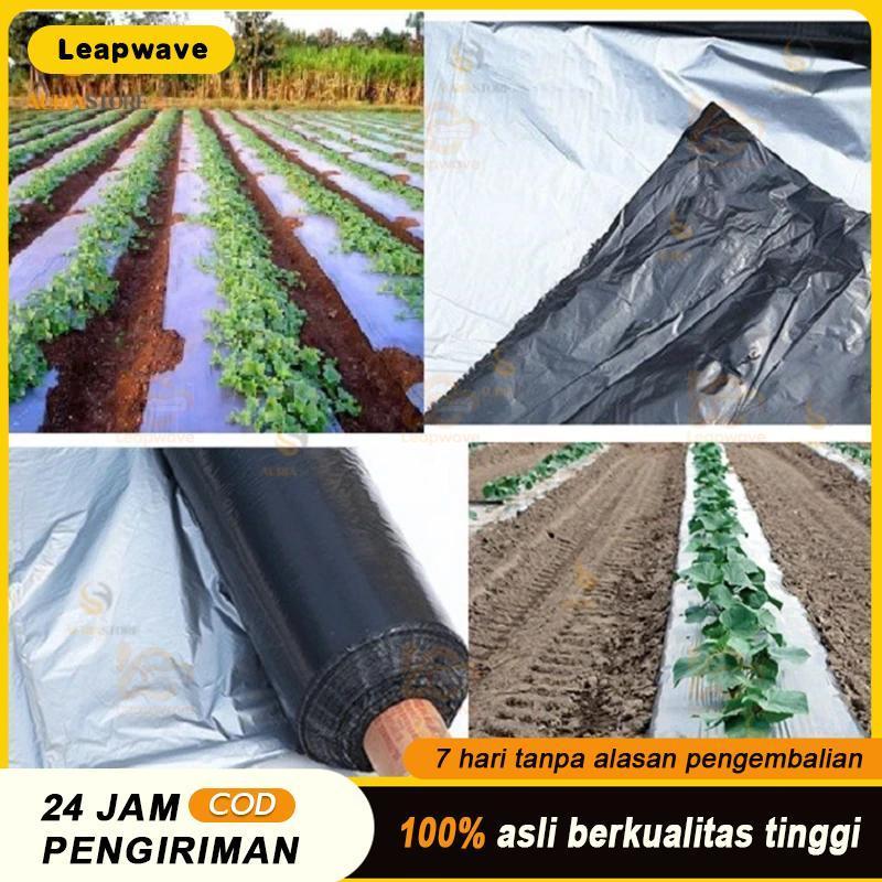 Per Roll Mulsa Hitam Perak Lebar 60cm-120cm/Mulsa Hitam Perak 1 Roll Panjang 250meter/Mulsa Hitam Pe