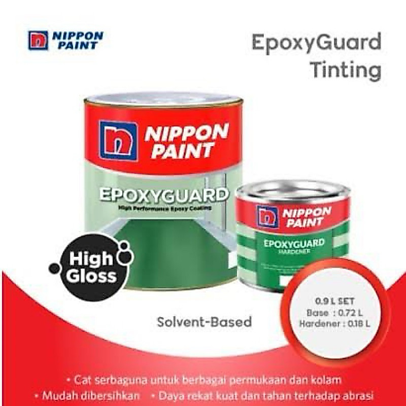 Cat Nippon Paint Epoxy Guard 0,9 Cat Lantai Serba Guna