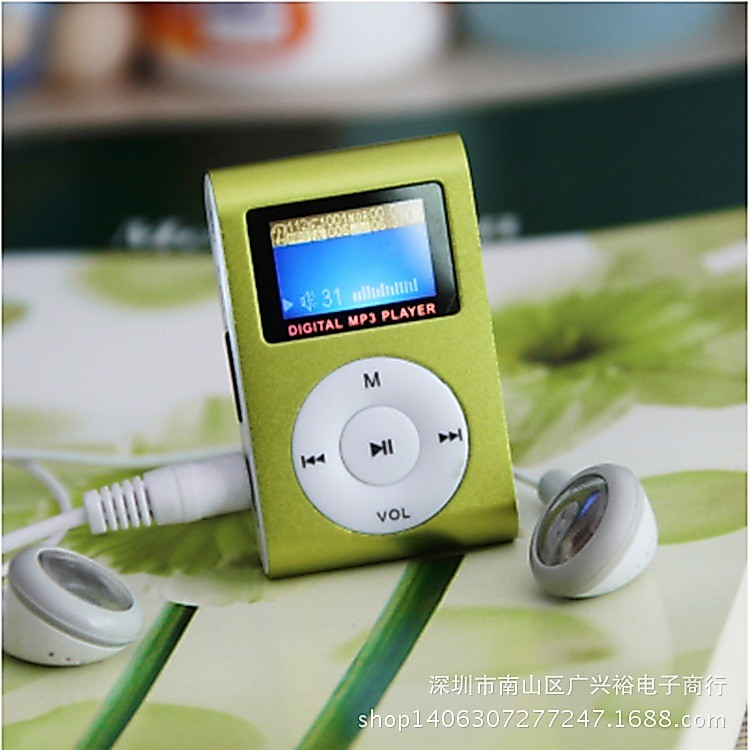 (Free Headset ) Mini Digital MP3 Player Portable Music Player with Back Clip, MP3 Music Player, Spor