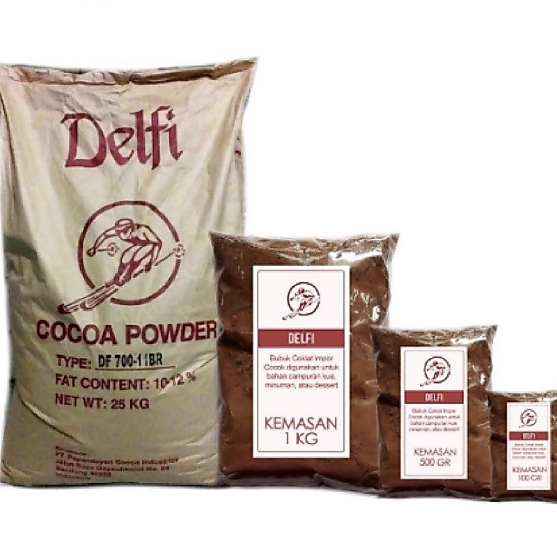 Cocoa powder Delfi 500gram Coklat bubuk delfi murni